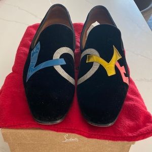 Very good condition louboutin slip on. Protected bottom.